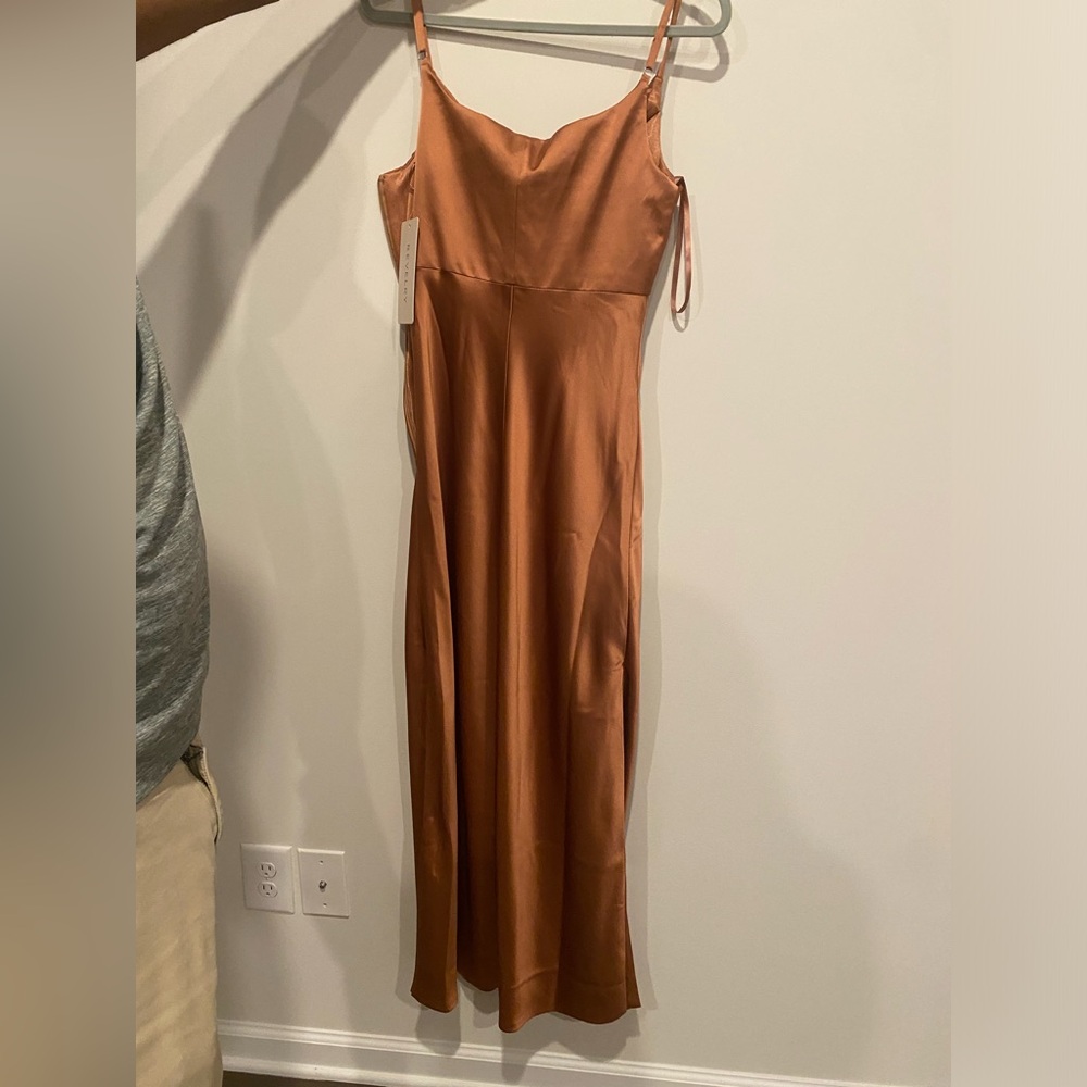 NWT revelry dress in copper size 8